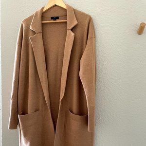 J Crew Ella Open-Front Long Sweater-Blazer - Size M